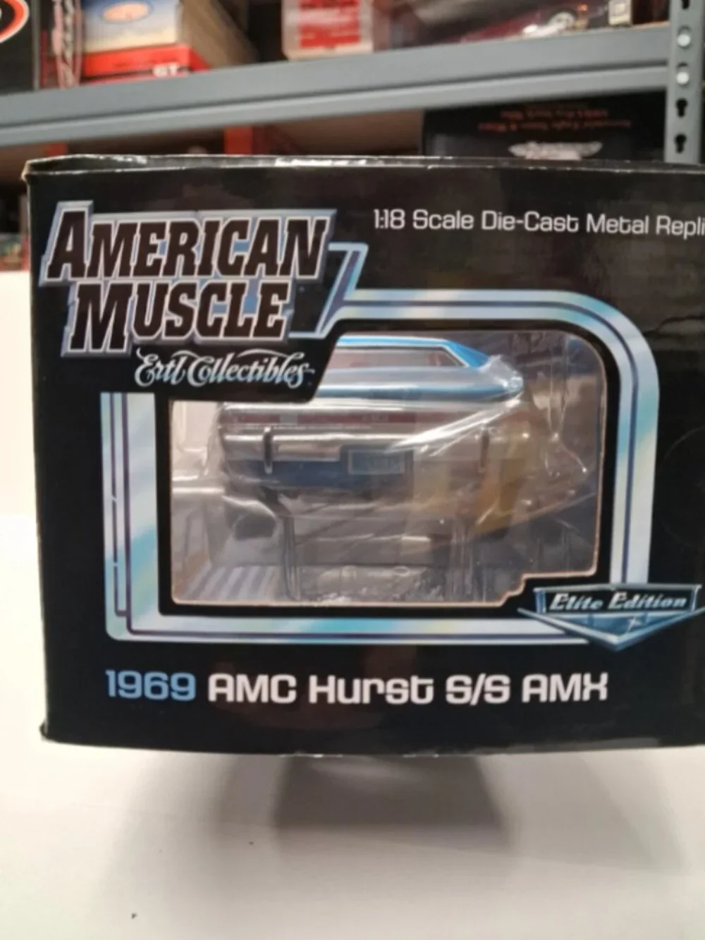 1:18 Ertl/AW Elite Red/White/Blue 1969 AMC HURST S/S AMX 1/500 2008 release